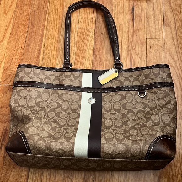 COACH signature diaper bag - Picture 1 of 5